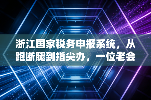 浙江国家税务申报系统，从跑断腿到指尖办，一位老会计的数字化进阶之路