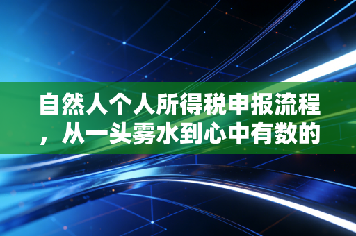 自然人个人所得税申报流程，从一头雾水到心中有数的实操全解析