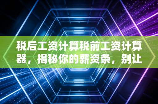 税后工资计算税前工资计算器,揭秘你的薪资条,别让五险一金成为看不懂的盲盒