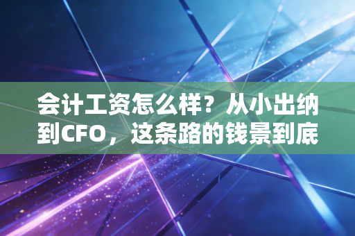 会计工资怎么样?从小出纳到CFO,这条路的钱景到底在哪里