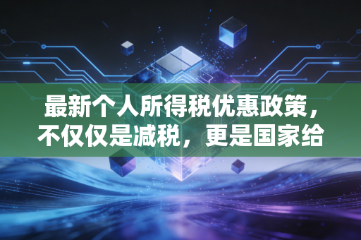 最新个人所得税优惠政策，不仅仅是减税，更是国家给上有老下有小的一剂强心针