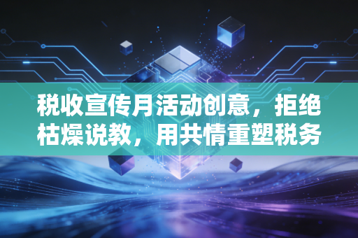 税收宣传月活动创意,拒绝枯燥说教,用共情重塑税务温度