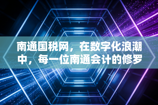 南通国税网，在数字化浪潮中，每一位南通会计的修罗场与避风港