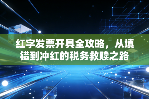 红字发票开具全攻略,从填错到冲红的税务救赎之路