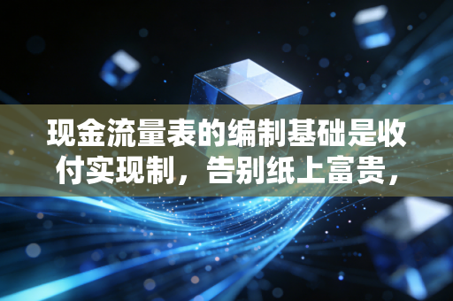 现金流量表的编制基础是收付实现制，告别纸上富贵，看清真金白银