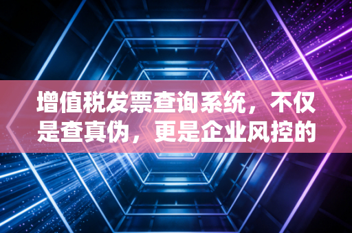 增值税发票查询系统，不仅是查真伪，更是企业风控的照妖镜，聊聊我的实战经验