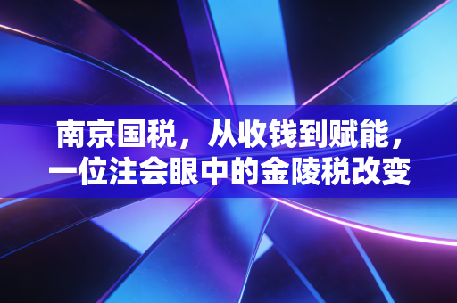 南京国税，从收钱到赋能，一位注会眼中的金陵税改变迁