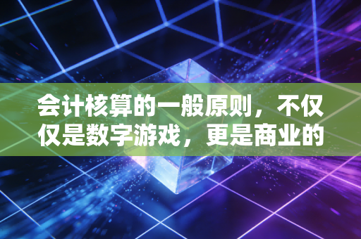 会计核算的一般原则，不仅仅是数字游戏，更是商业的底层逻辑