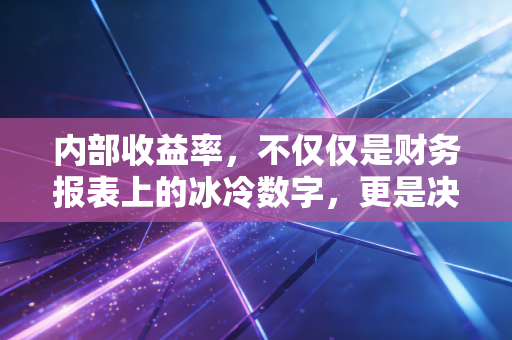 内部收益率,不仅仅是财务报表上的冰冷数字,更是决策背后的生存智慧