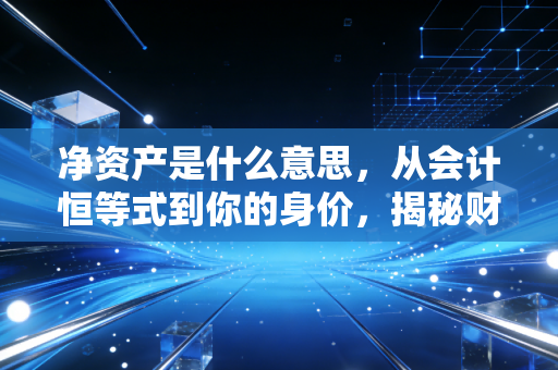净资产是什么意思,从会计恒等式到你的身价,揭秘财富的真正底色