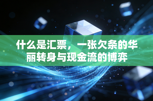 什么是汇票,一张欠条的华丽转身与现金流的博弈