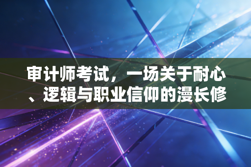 审计师考试,一场关于耐心、逻辑与职业信仰的漫长修行