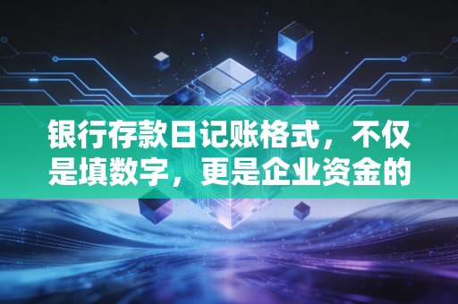 银行存款日记账格式,不仅是填数字,更是企业资金的心电图
