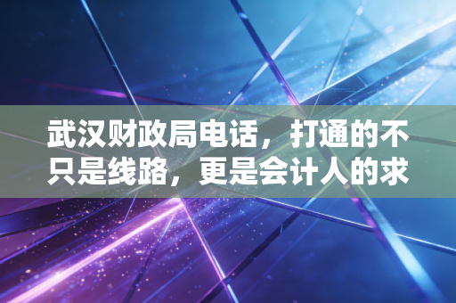 武汉财政局电话,打通的不只是线路,更是会计人的求生欲与行业变迁