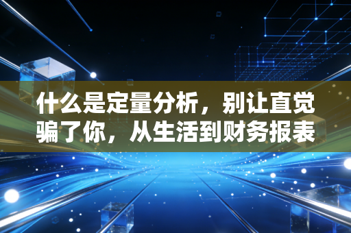 什么是定量分析，别让直觉骗了你，从生活到财务报表的数字真相