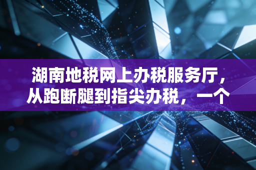 湖南地税网上办税服务厅,从跑断腿到指尖办税,一个老会计眼中的数字化变迁与实操避坑指南