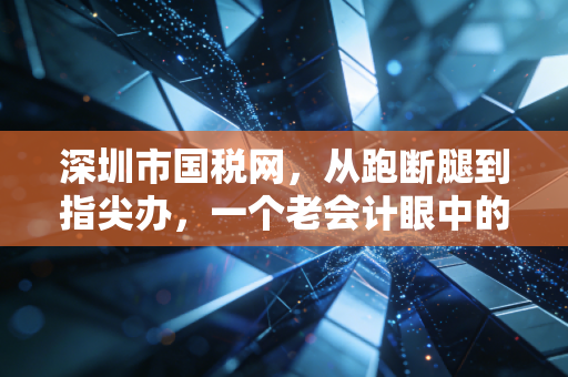 深圳市国税网，从跑断腿到指尖办，一个老会计眼中的深圳税务变迁史