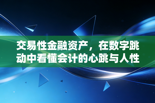 交易性金融资产,在数字跳动中看懂会计的心跳与人性的博弈