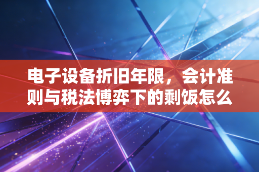 电子设备折旧年限，会计准则与税法博弈下的剩饭怎么吃？