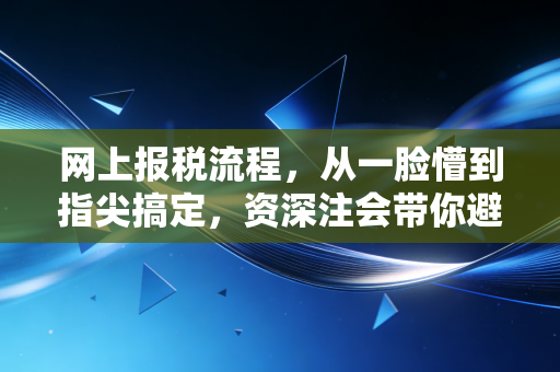 详细阅读:网上报税流程,从一脸懵到指尖搞定,资深注会带你避坑 网上报税流程,从一脸懵到指尖搞定,资深注会带你避坑