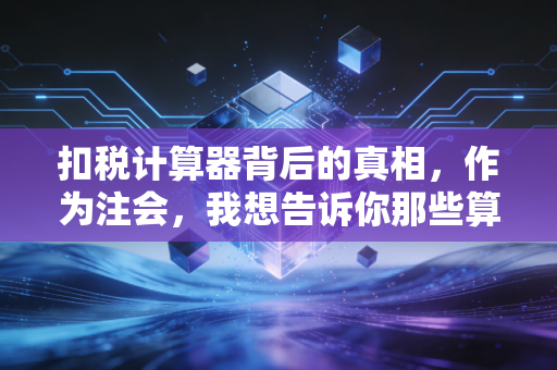 扣税计算器背后的真相，作为注会，我想告诉你那些算法里没有的秘密