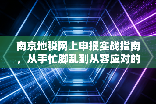 南京地税网上申报实战指南，从手忙脚乱到从容应对的进阶之路