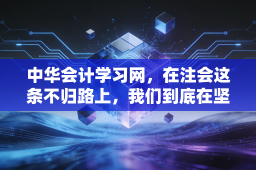 中华会计学习网，在注会这条不归路上，我们到底在坚持什么？