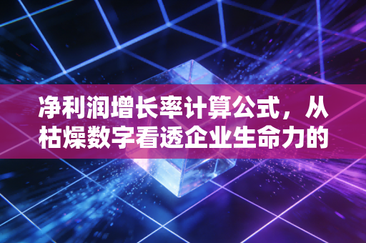 净利润增长率计算公式，从枯燥数字看透企业生命力的核心逻辑