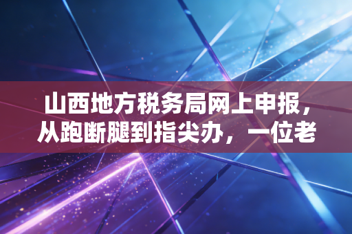 山西地方税务局网上申报,从跑断腿到指尖办,一位老会计的实战心得与避坑指南