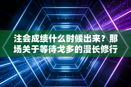 注会成绩什么时候出来？那场关于等待戈多的漫长修行