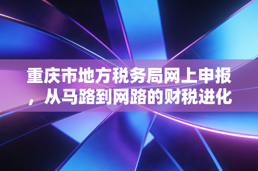 重庆市地方税务局网上申报,从马路到网路的财税进化实录