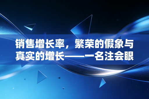 销售增长率，繁荣的假象与真实的增长——一名注会眼中的企业心跳