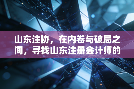 山东注协,在内卷与破局之间,寻找山东注册会计师的温情与坚守