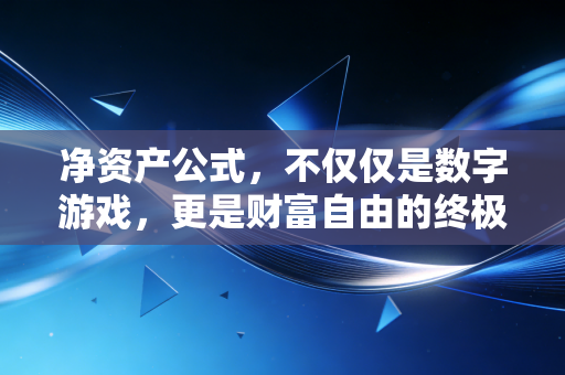净资产公式,不仅仅是数字游戏,更是财富自由的终极度量
