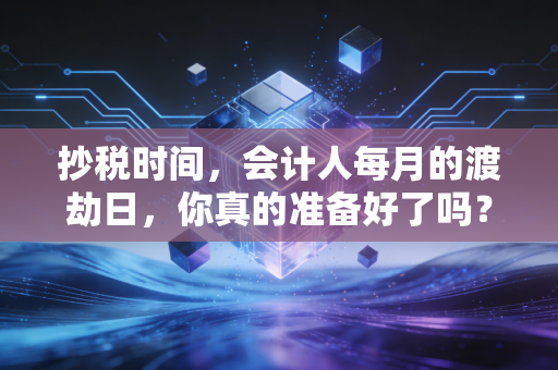 抄税时间,会计人每月的渡劫日,你真的准备好了吗?