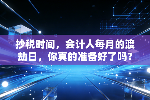 抄税时间，会计人每月的渡劫日，你真的准备好了吗？