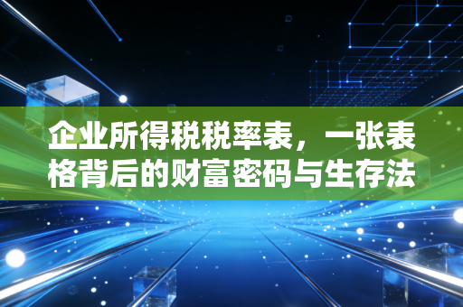 企业所得税税率表，一张表格背后的财富密码与生存法则