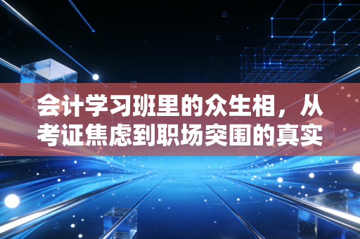 会计学习班里的众生相，从考证焦虑到职场突围的真实记录