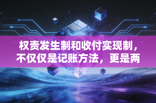权责发生制和收付实现制,不仅仅是记账方法,更是两种截然不同的时空观