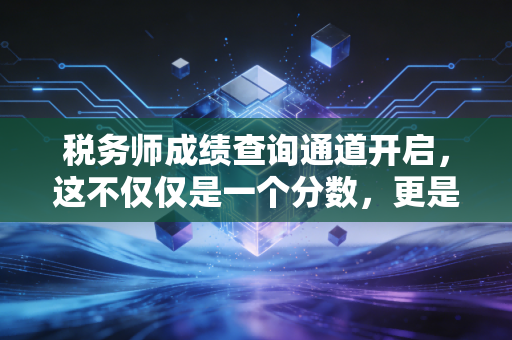 税务师成绩查询通道开启,这不仅仅是一个分数,更是我们对抗平庸的勋章