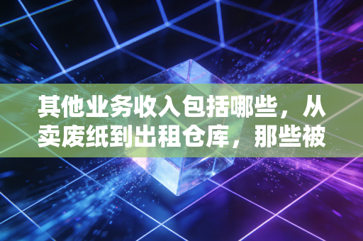 其他业务收入包括哪些，从卖废纸到出租仓库，那些被忽视的零花钱