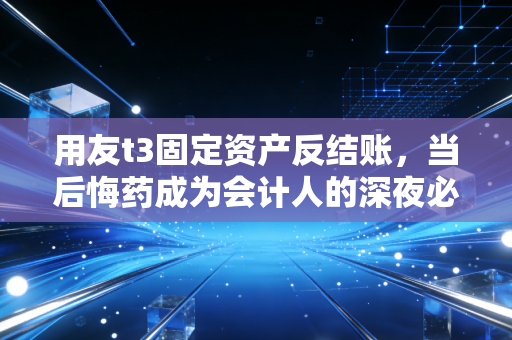 详细阅读:用友t3固定资产反结账,当后悔药成为会计人的深夜必修课 用友t3固定资产反结账,当后悔药成为会计人的深夜必修课