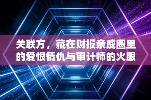 详细阅读:关联方,藏在财报亲戚圈里的爱恨情仇与审计师的火眼金睛 关联方,藏在财报亲戚圈里的爱恨情仇与审计师的火眼金睛