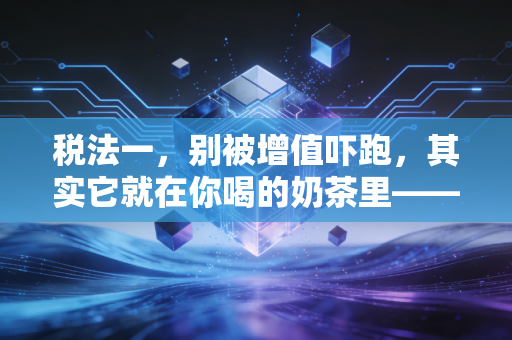税法一,别被增值吓跑,其实它就在你喝的奶茶里——深度解析CPA税法一的那些门道