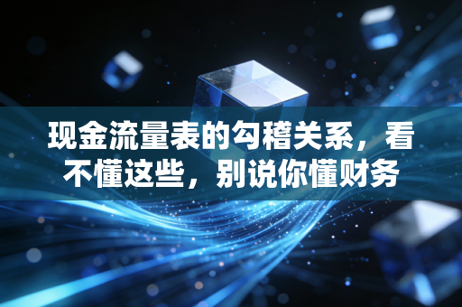 现金流量表的勾稽关系,看不懂这些,别说你懂财务