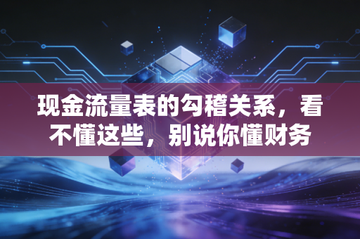 现金流量表的勾稽关系,看不懂这些,别说你懂财务