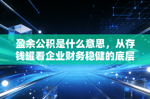 盈余公积是什么意思，从存钱罐看企业财务稳健的底层逻辑