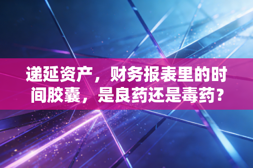 递延资产,财务报表里的时间胶囊,是良药还是毒药?