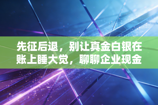 先征后退，别让真金白银在账上睡大觉，聊聊企业现金流与政策红利的爱恨情仇