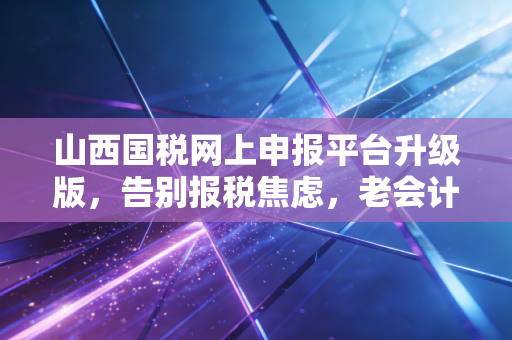 山西国税网上申报平台升级版,告别报税焦虑,老会计带你深度体验与避坑